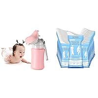 Travel Urinal for Kids Girls Pee Cup Pee Bags for Women Men Kids 24 Pack