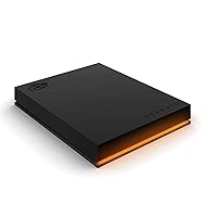 FireCuda Gaming Hard Drive External Hard Drive 1TB - USB 3.2 Gen 1, RGB LED lighting for PC and Mac with Rescue Services, Multicolor (STKL1000400)