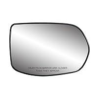 Fit System 30217 Passenger Side Heated Mirror Glass w/Backing Plate, Honda CR-V, 4 15/16