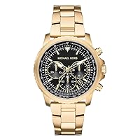 Michael Kors Cortlandt Men's Chronograph Watch with Stainless Steel or Leather Strap