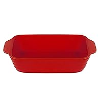 American Atelier Bistro Rectangle Bake and Serve, Red