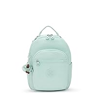 Kipling Women's Seoul Small Backpack, Durable, Padded Shoulder Straps with Tablet Sleeve, Bag, Sprngtime Sage, One Size