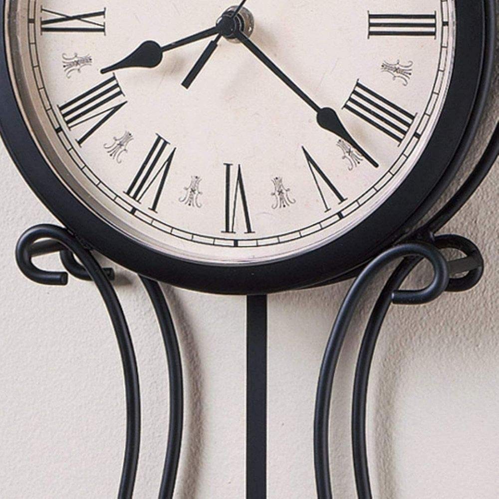 Howard Miller Peacock II Wall-Clocks, Charcoal Gray