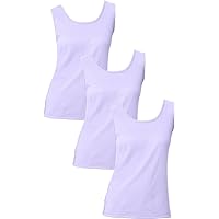 Hanes Women`s Mini-Ribbed Cotton Tank Set of 3