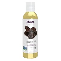 NOW Solutions, Jojoba Oil, 100% Pure Moisturizing, Multi-Purpose Oil for Face, Hair and Body, 4-Ounce