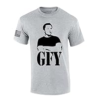 Mens Musk Tshirt Go F Yourself GFY Funny Musk Short Sleeve T-Shirt