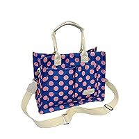 Cherry Tote Bag for Women Canvas Patched Purse Cute Shoulder Bag Multi-Pocket Satchel Handbag for work travel