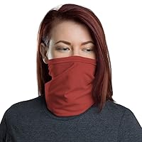 Sweet Brown Color Breathable Washable Neck Gaiter