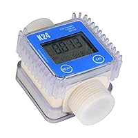 Flow Control Meter Digital K24 Digital Die-sel Fuel Flow Meter for Measuring Tools Chemicals Water Sea Liquid Flow Meter Used in Petroleum, Medicine, Food, Etc.