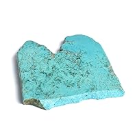 AAA+ Natural Raw Blue Turquoise Slab 625.50 Ct Untreated Healing Crystal Certified Raw Blue Turquoise Gem