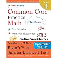 Common Core Practice - Grade 4 Math: Workbooks to Prepare for the PARCC or Smarter Balanced Test: CCSS Aligned