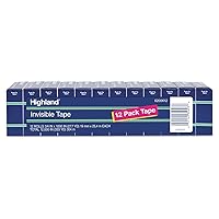 Highland Invisible Permanent Mending Tape, 1
