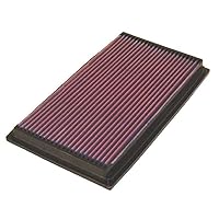 K&N Engine Air Filter: Increase Power & Acceleration, Washable, Premium, Replacement Car Air Filter: Compatible with 1996-2007 JAGUAR/DAIMLER (XK8, XK8-R, XKR, XJ8, XJR, V8 Super), 33-2190