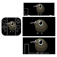 Cute Fat Kiwi Bird Switch Sticker Skin Cute Pattern Full Wrap Skin Protection for Switch