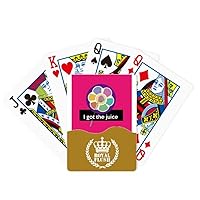Hip Hop Music Life is Real and Colorful Royal Flush Poker Playing Card Game