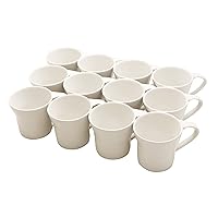 (Commercial Use) United Arab Emirates RAK Porcelain GIRO Mug Cup 8.7 fl oz (220 cc), Set of 12