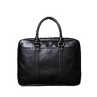 Leather Men's Handbag Leisure Business Computer Bag Layer Cowhide Horizontal Briefcase Shoulder Bag