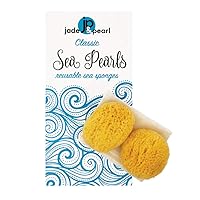 Classic Sea Pearls Reusable Sea Sponges - 2 Medium Size