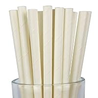 Free DHL 500 pcs Plain White Paper Straws Bulk, Cute Vintage Solid Color White Paper Drinking Straws for Holiday Party, Wedding, Baby Shower, Birthday, Halloween Pure Mason Jar Straws
