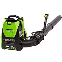 Greenworks 80V (180 MPH / 610 CFM / 75+ Compatible Tools) Cordless Brushless Backpack Blower, Tool Only