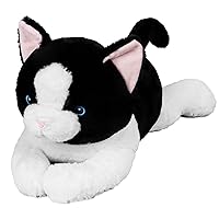 5lb Weighted Stuffed Animals, 24in Big Cat Plush, Cute Soft Plushie Pillows for Adults Boys Girls