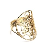 Star of David Ring for Men Women Hexagram Amulet Stainless Steel Jewish Jewelry