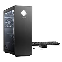 HP OMEN 25L Gaming Desktop Gamer Tower PC, GeForce RTX 2060 6GB Graphics, 10th Gen 8-Core i7-10700 up to 4.8 GHz (16GB DDR4 RAM | 512GB PCIe SSD | 1TB HDD) VR Ready RGB Lighting 500W PSU WiFi Win10Pro