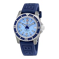 Breitling SuperOcean 36 Automatic Light Blue Dial Ladies Watch A17316D81C1S1