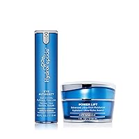 HydroPeptide Eye Authority and Power Lift Advanced Ultra-Rich Moisturizer Bundle, (0.5 Ounce and 1 Ounce)