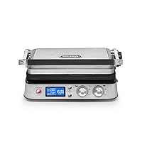 De'Longhi CGH1030D Livenza All-Day Grill, Griddle and Waffle Maker Silver Large