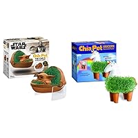 Amazon Exclusive Star Wars The Child Pet Floating Edition & Pet Unicorn with Seed Pack, Decorative Pottery Planter, Easy to Do and Fun to Grow, Novelty Gift, Perfect for Any Occasion