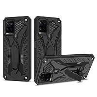 Ultra Slim Case Compatible with VIVO Y21/Y21s/Y33s/y21T/Y32/Y21A 4G/Y21E 4G/Y33T 4G/Y32 4G/Y21G Hybrid Full Body Case Military Grade TPU Strong Protective Stand