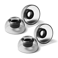 AZLA SednaEarfit Crystal 2 Pairs (Size ML) Replacement Earbud Tips Eartips for TWS - Compatible with Galaxy Buds 2, Buds, Buds+