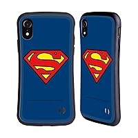 Head Case Designs Officially Licensed Superman DC Comics Classic Logos Hybrid Case Compatible with Apple iPhone XR