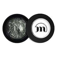 Eyeshadow Moondust - Baked Eyeshadow with Black, Pastel Undertone, With Added Glitter - For Wet or Dry Application - Green Galaxy - 0.06 oz PH0717/GG