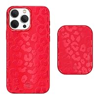Velvet Caviar iPhone 15 Pro Max Case + MagSafe Battery Pack - Red Leopard (Bundle)