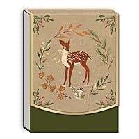 Punch Studio Molly & Rex Woodland Deer Xmas Pocket Notepad (31972)