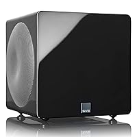 SVS 3000 Micro Sealed Subwoofer with Fully Active Dual 8-inch Drivers (Piano Gloss Black)