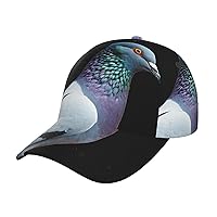 Pigeon Hat for Women Men Classic Baseball Cap Golf Dad Hat Adjustable Sport Hats Black