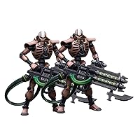 JOYTOY 1/18 Warhammer 40,000 Necrons Szarekhan Dynasty lmmortal with Gauss Blaster(Set of 2 Figures)