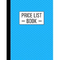 Price List Book: Small Business Inventory Cost and Price Journal