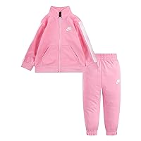 Nike Baby Boy's Sportswear Track Suit Tricot Two-Piece Set (Infant) Pink 18 Months (Infant)