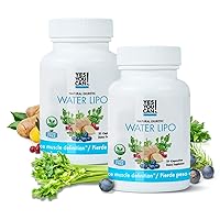 Yes You Can! Water Lipo Natural Diuretic, Herbal Cleanse with Electrolytes, Vitamins, & Minerals, Made with Uva Ursi, Juniper Berries, Celery, Parsley, Ginger, Gluten-Free Supplement - 21 Capsules (2)