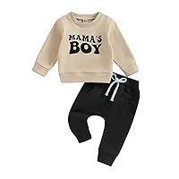 St. Patrick's Day Toddler Baby Boy Outfits Letter Embroidery Long Sleeve Sweatshirts Ireland Festival Baby Clothes