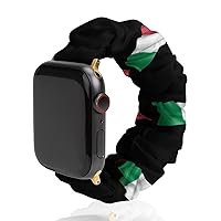 Italy Flag Watch Band Soft Scrunchie Watch Strap Sport Strap Compatible with