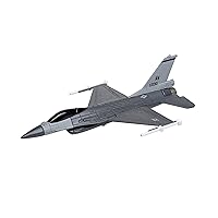 Corgi Diecast Flyging Aces F-16 Fighting Falcon Miniature Scale Display Model Aircraft CS90659, Gray