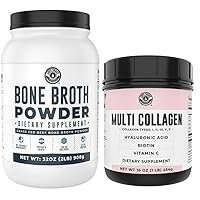 Left Coast Performance 2lb Pure Bone Broth and 1lb Multi Collagen Powder