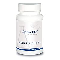Niacin 100 100 Milligram Niacin, Vitamin B3, Cholesterol, HDL, LDL, Triglyceride, LP, Cardiovascular Health. 150 Caps