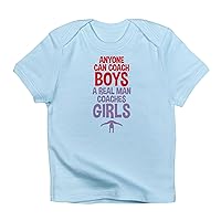 CafePress Real Man Coaches Girls Gymnast Gymnastic C T Shirt Cute Infant T-Shirt, 100% Cotton Baby Shirt