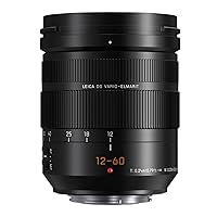 Panasonic LUMIX Professional 12-60mm Camera Lens, Leica DG Vario-ELMARIT, F2.8-4.0 ASPH, Dual I.S. 2.0 with Power O.I.S, Mirrorless Micro Four Thirds, H-ES12060 (Black)